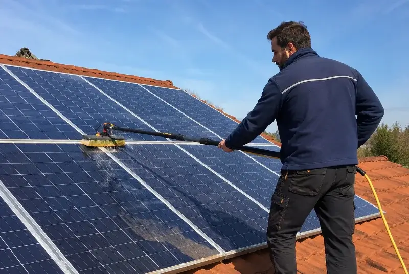 Nettoyage et entretien de panneaux solaires à Carlux